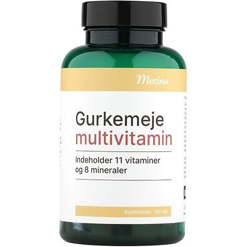 Mezina Mezina Gurkemeje Multivitamin   180 Tabletter