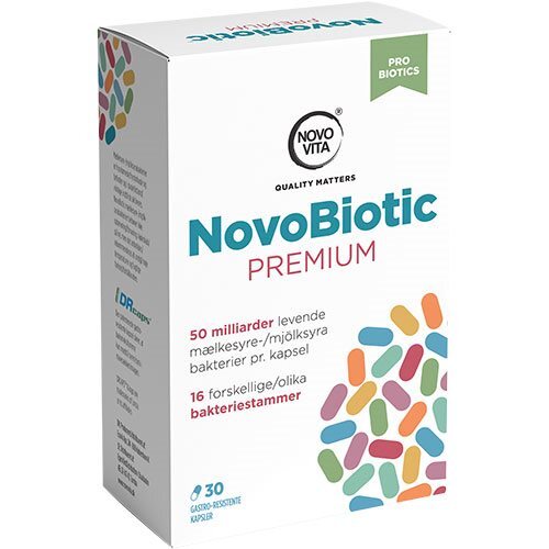 Novo Vita Novobiotic Premium   30 Kapsler