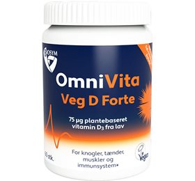 Biosym Omnivita D Veg Forte 75mcg – 60 Veganske Kapsler