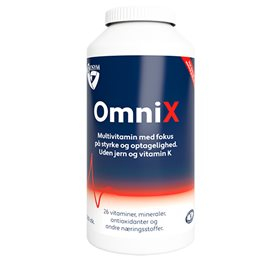 Biosym Omnix U Multivitamin uden Jern og K Vitamin 300 Tabl