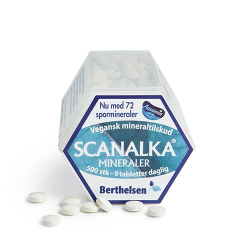 Berthelsen Scanalka Mineraler 500 Tabl – Sundhedstilbud!