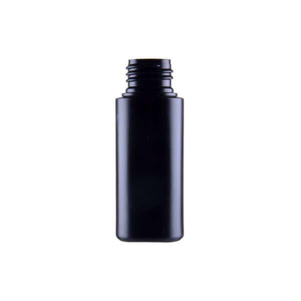 50 Ml Mat Sort Genanvendelig Plastflaske i Eco-HDPE