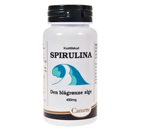 Camette Spirulina 180 Tabletter - Ren Alge til Energi