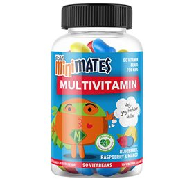 Veganske Multivitaminer til Børn - 90 Gummy Bønner
