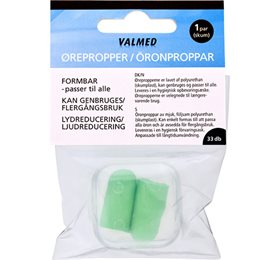 Valmed Ørepropper – Effektiv Støjreduktion 33dB til Lav Pris