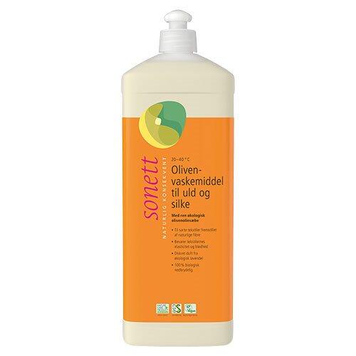 Vaskemiddel Uld  Silke Oliven M  Lavendelduft Sonett   1 Liter