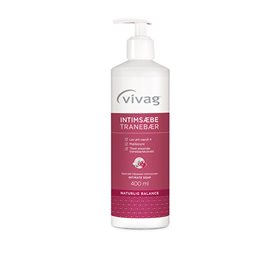 Vivag Intimsæbe med Tranebær 400 Ml – Daglig Velvære