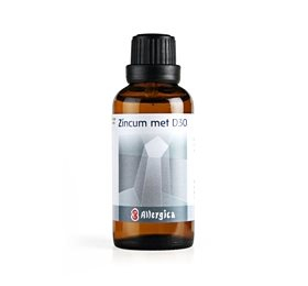 Allergica Zincum Met D30 Cellesalt 50ml - Homøopatisk middel