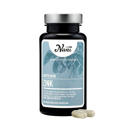 Zink Food State   Nani   60 Kapsler