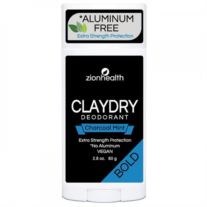 Zionhealth Bio Claydry Deodorant - Aktiv Kul Mint 80g