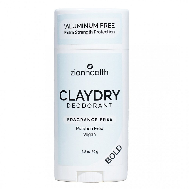 Zionhealth Bio Claydry Deodorant Uden Duft 80g - Naturlig Pleje