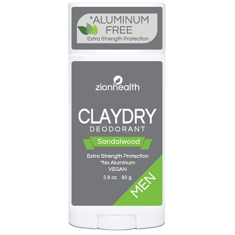 Zionhealth Bio Claydry Deodorant med Sandeltræ 80g - Naturlig Pleje