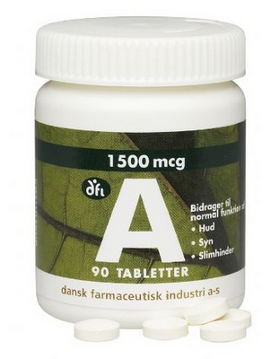 Dfi A 1500 Mcg – 90 Tabletter til Sundhed og Velvære