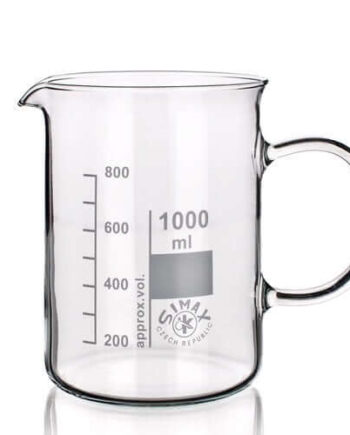 Ildfast Glas Målebæger 600 ml med Håndtag – Perfekt til Bagning