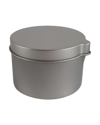 Praktisk 100 ml Metal Bøtte med Låg - Hurtig Levering!