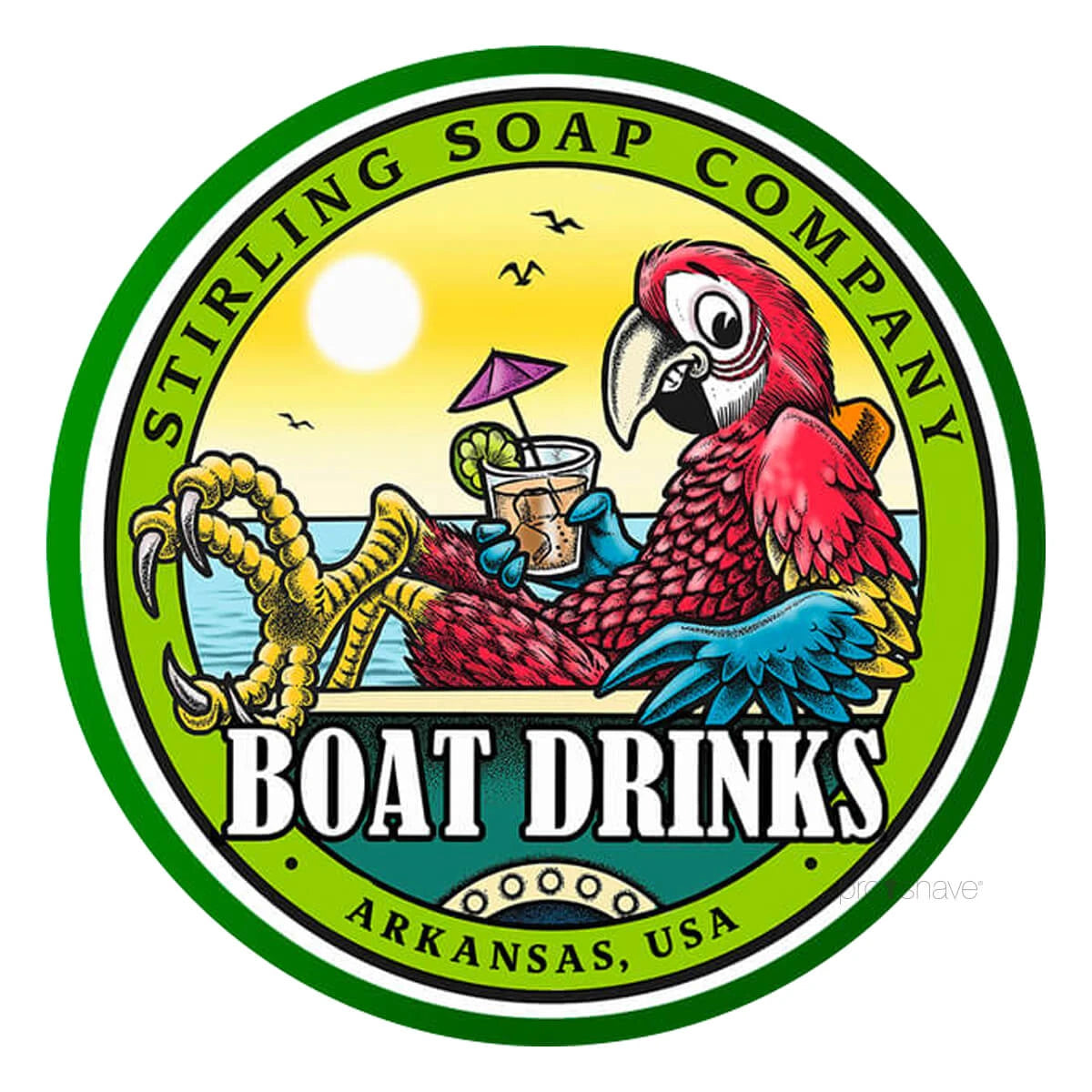 Stirling Soap Company Barbersæbe  Boat Drinks  170 Ml
