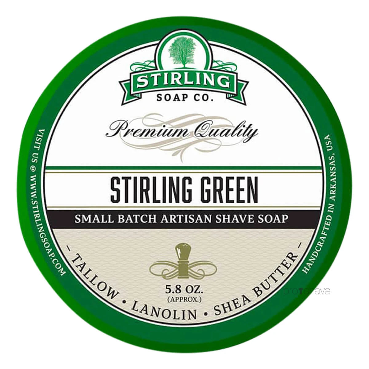 Stirling Soap Company Barbersæbe  Stirling Green  170 Ml