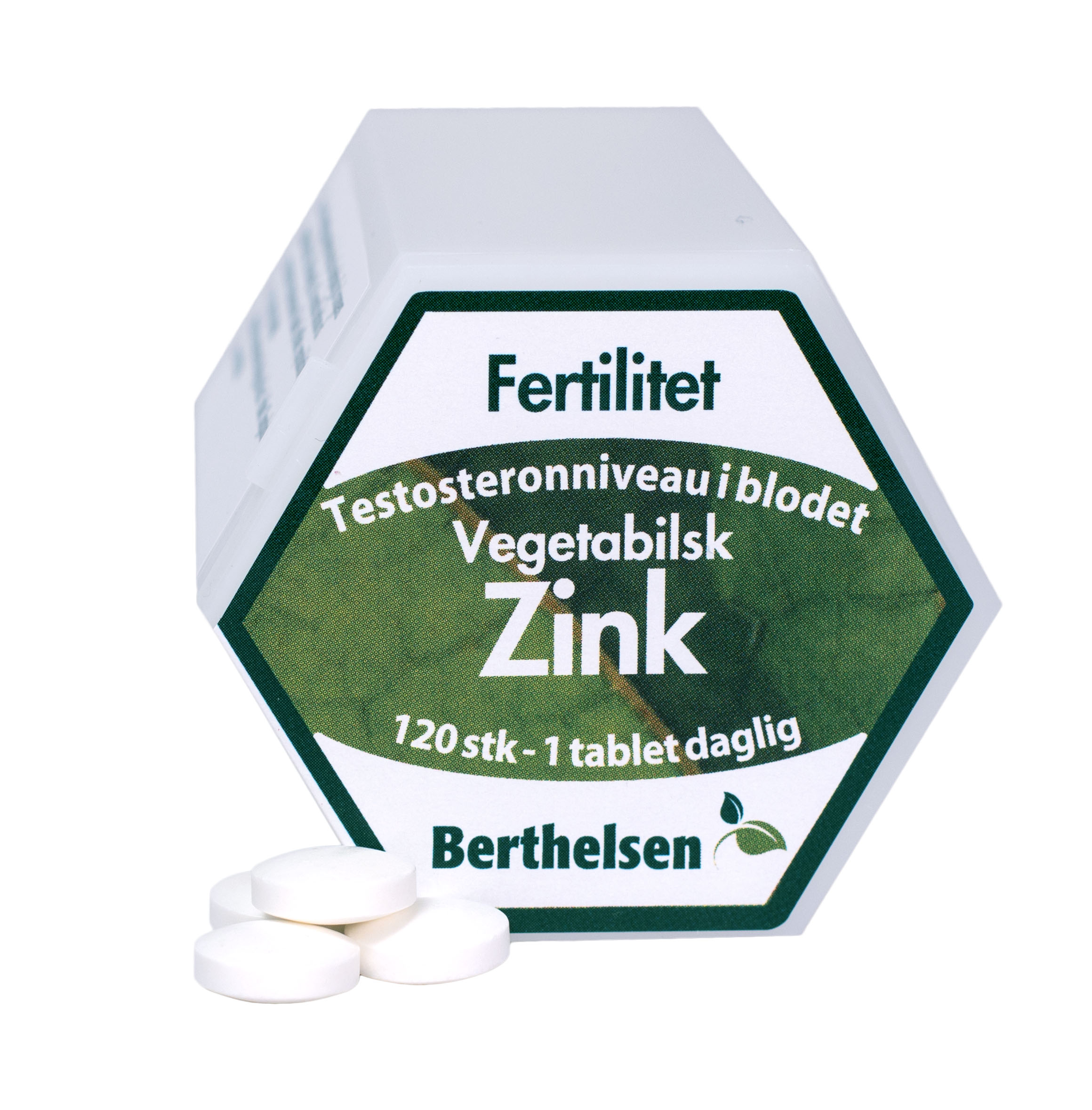 Berthelsen Zink 20 Mg – Vegetabilsk Kosttilskud til Sundhed