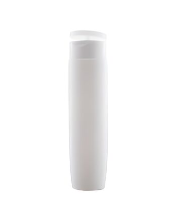 250 Ml Hvid Flaske med Flip Låg til Skønhedsprodukter