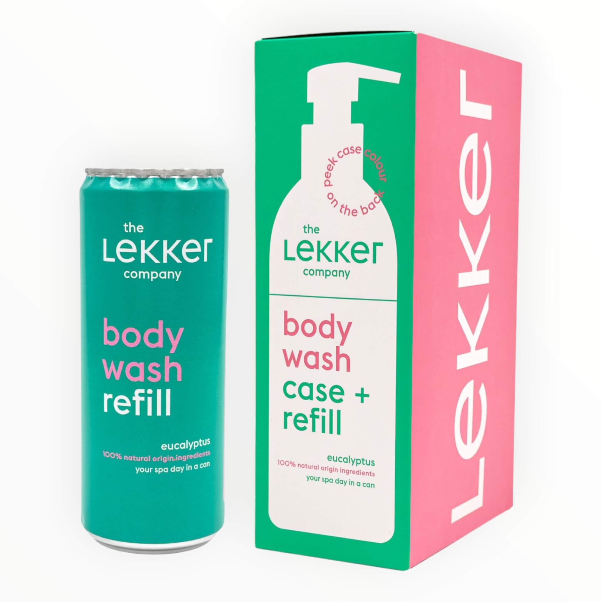 The Lekker Company Body Wash Case   Refill  Eucalyptus  330 Ml
