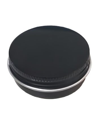 Sort Aluminium Bøtte 30 ml - Perfekt til Creme og Salve