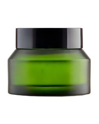 Elegant 50 ml Grøn Glasbøtte til Skønhedsprodukter