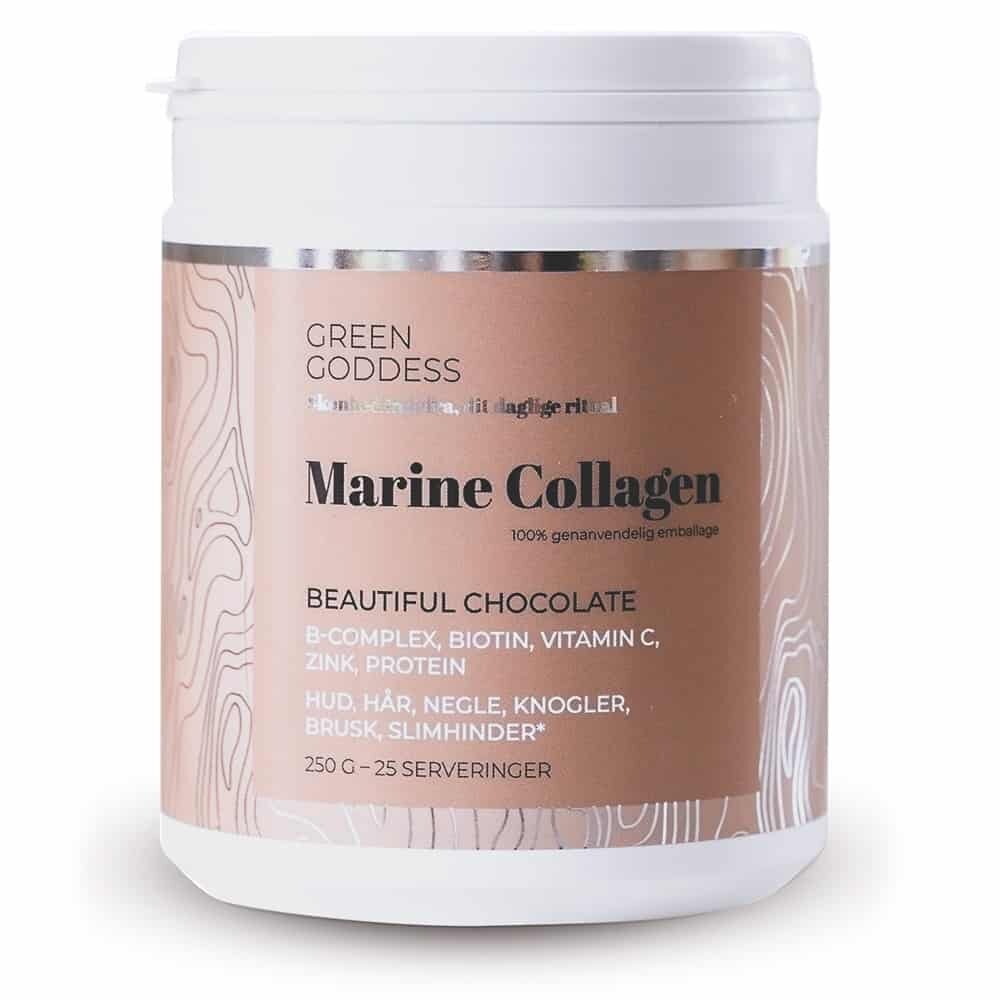 Green Goddess Marine Collagen Beautiful Chocolate   250 Gram