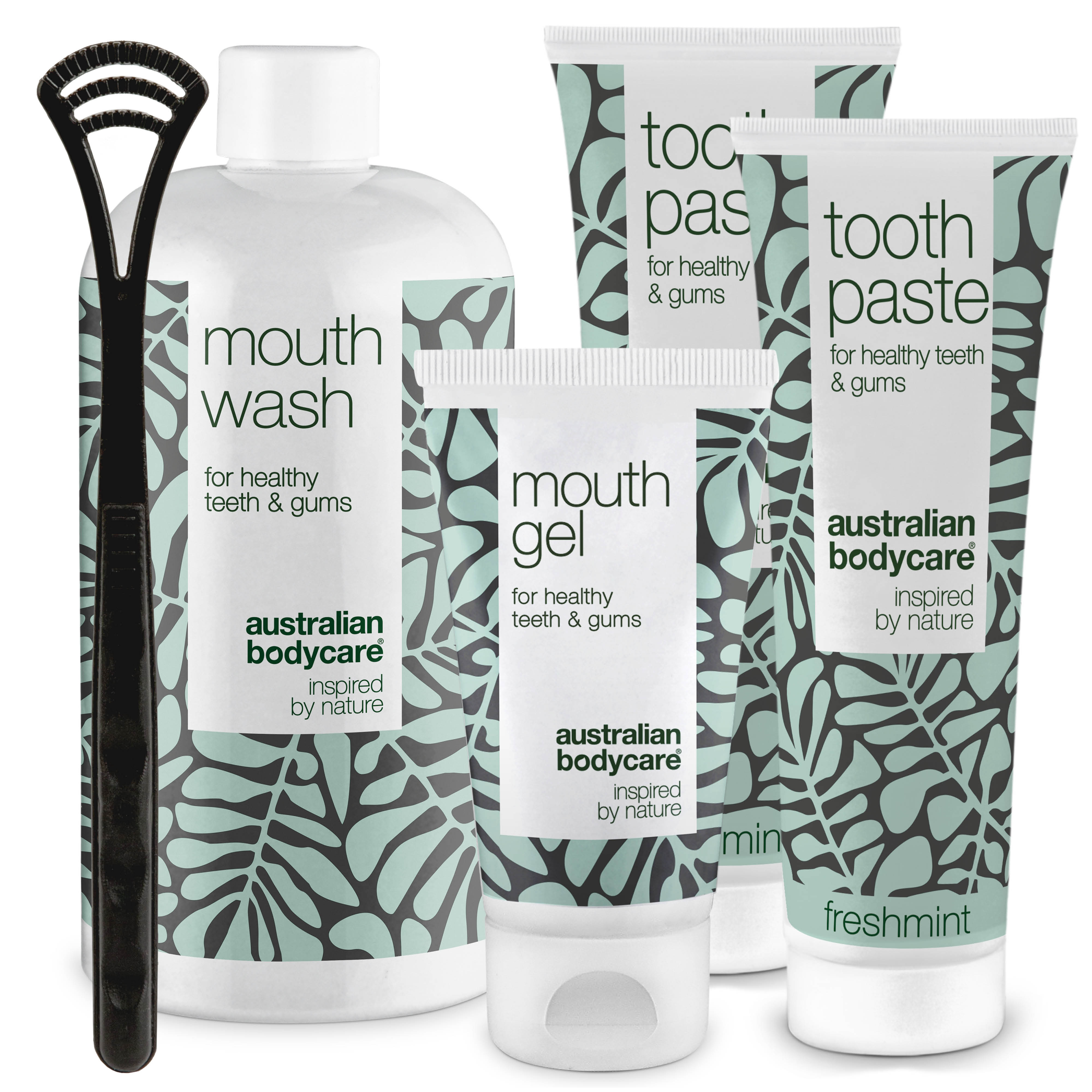 Start Kit   5 Mundprodukter ?  Startpakke Til God Mundhygiejne Og Pleje Ved Paradentose Og Dårlig ånde