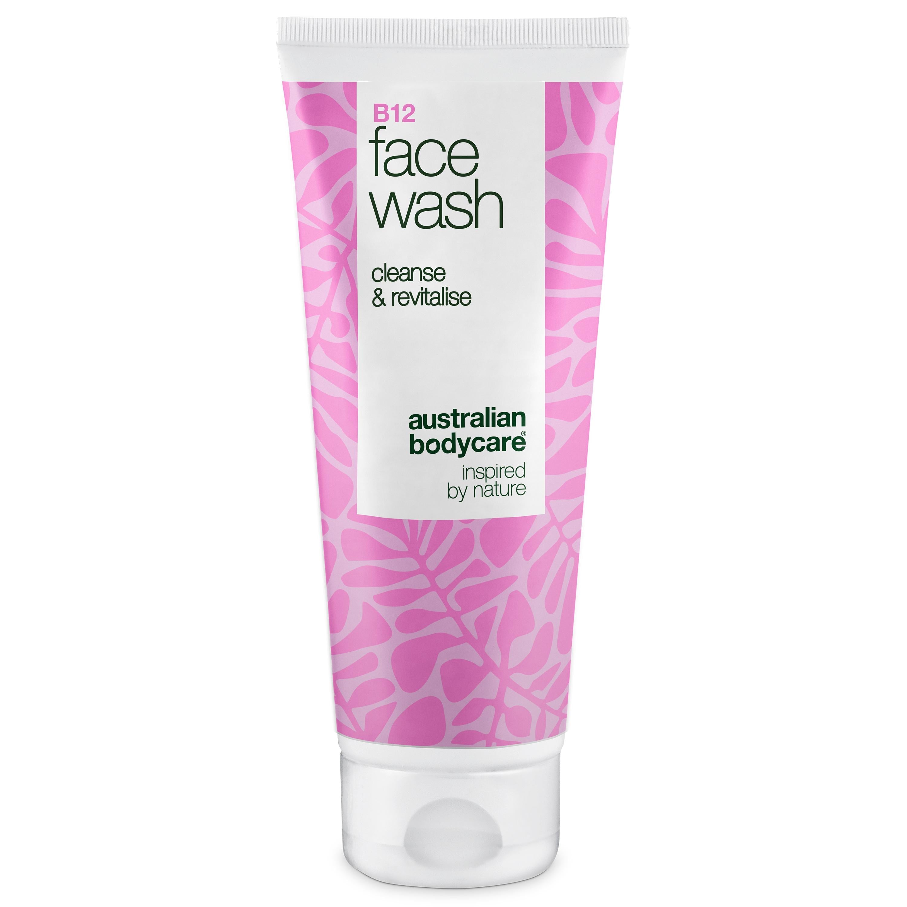B12 Face Wash     Daglig Ansigtsrens Mod Snavs Og Urenheder ?  Effektiv B12 Ansigtsvask  Der Fjerner Makeup Og Urenheder  Få En Ren Og Velplejet Hud Med Naturlig Glød    1 Stk