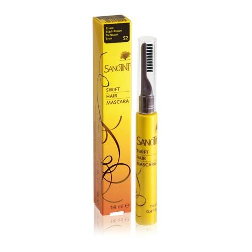 Sanotint Hårmascara Sortbrun 02   14 Ml