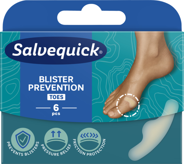Salvequick Vabelplaster til Tæer - 6 Stk til Forebyggelse
