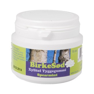 BirkeSød Spearmint Tyggegummi - 70 Stk til fantastisk tilbud!