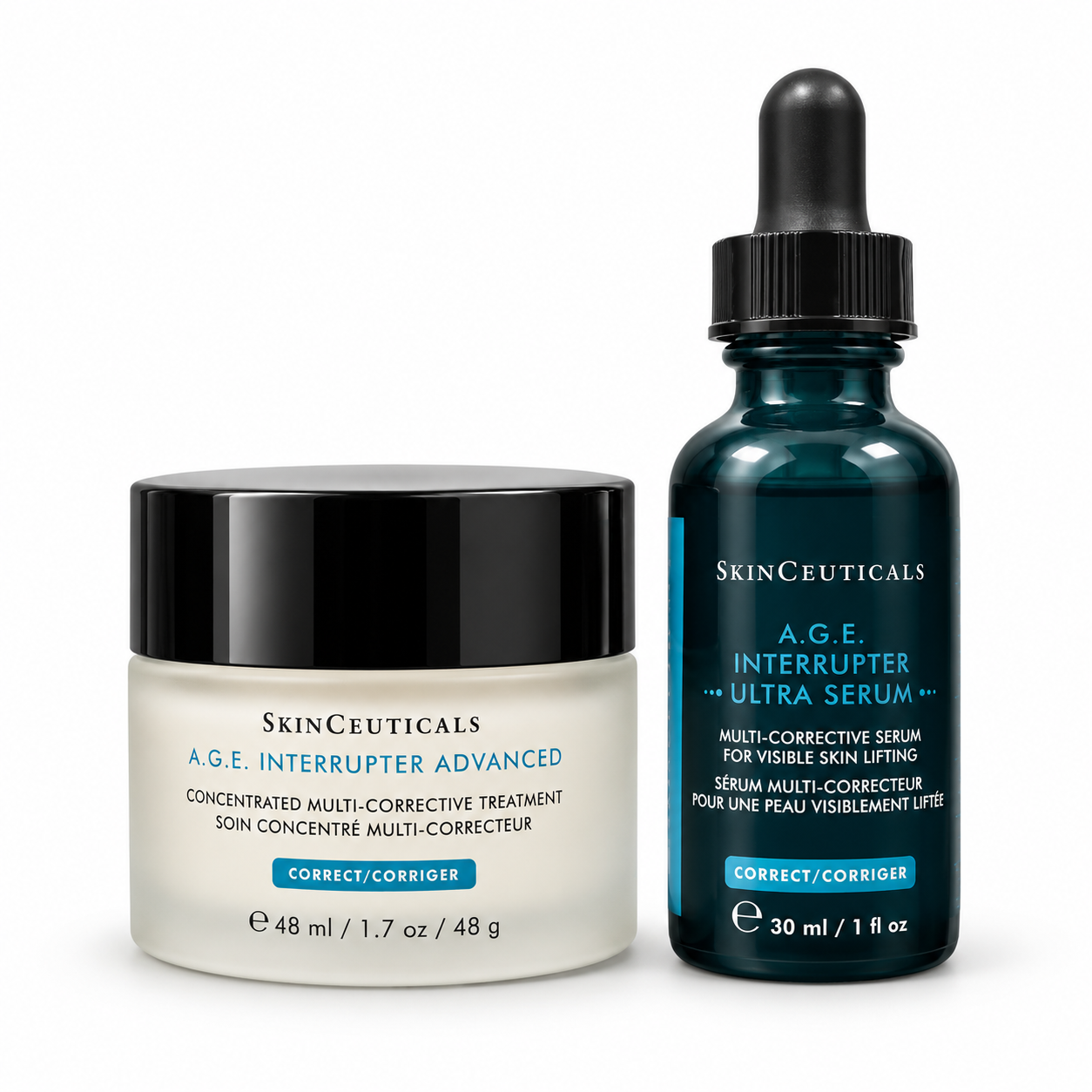 Skinceuticals A G E  Interrupter Advanced   Ultra Serum Kit