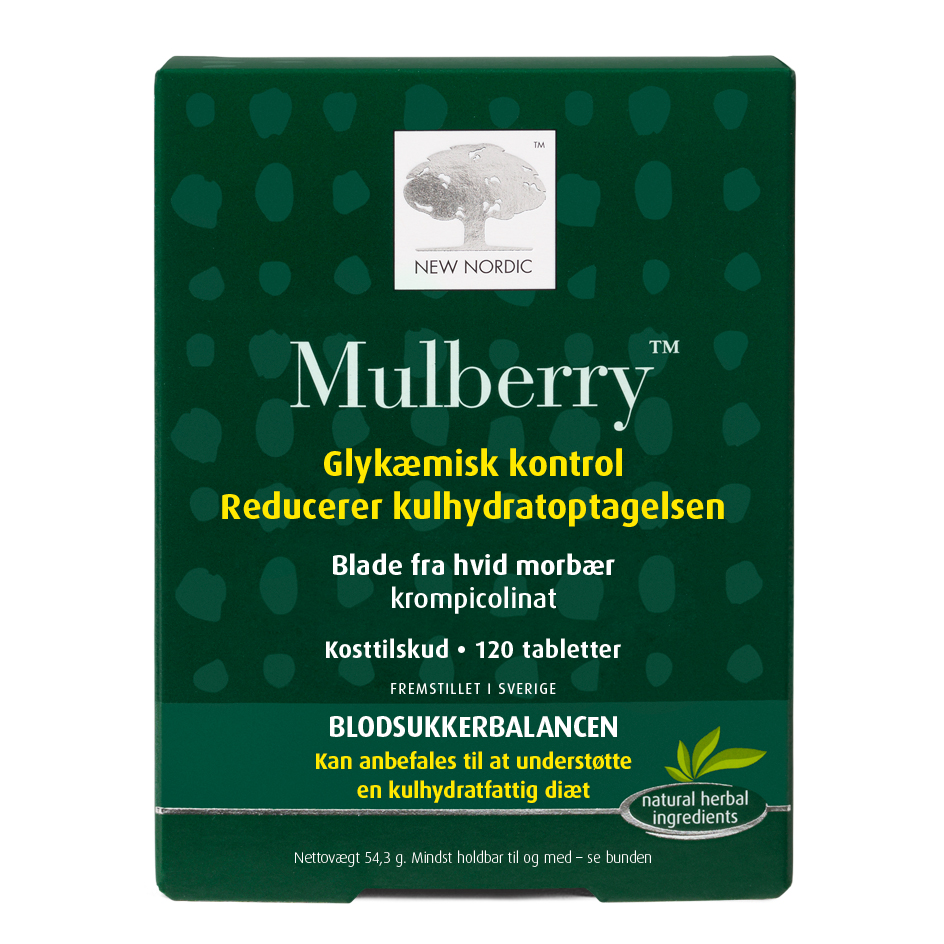 New Nordic Mulberry 120 Tabl - Støtte til blodsukkerbalance