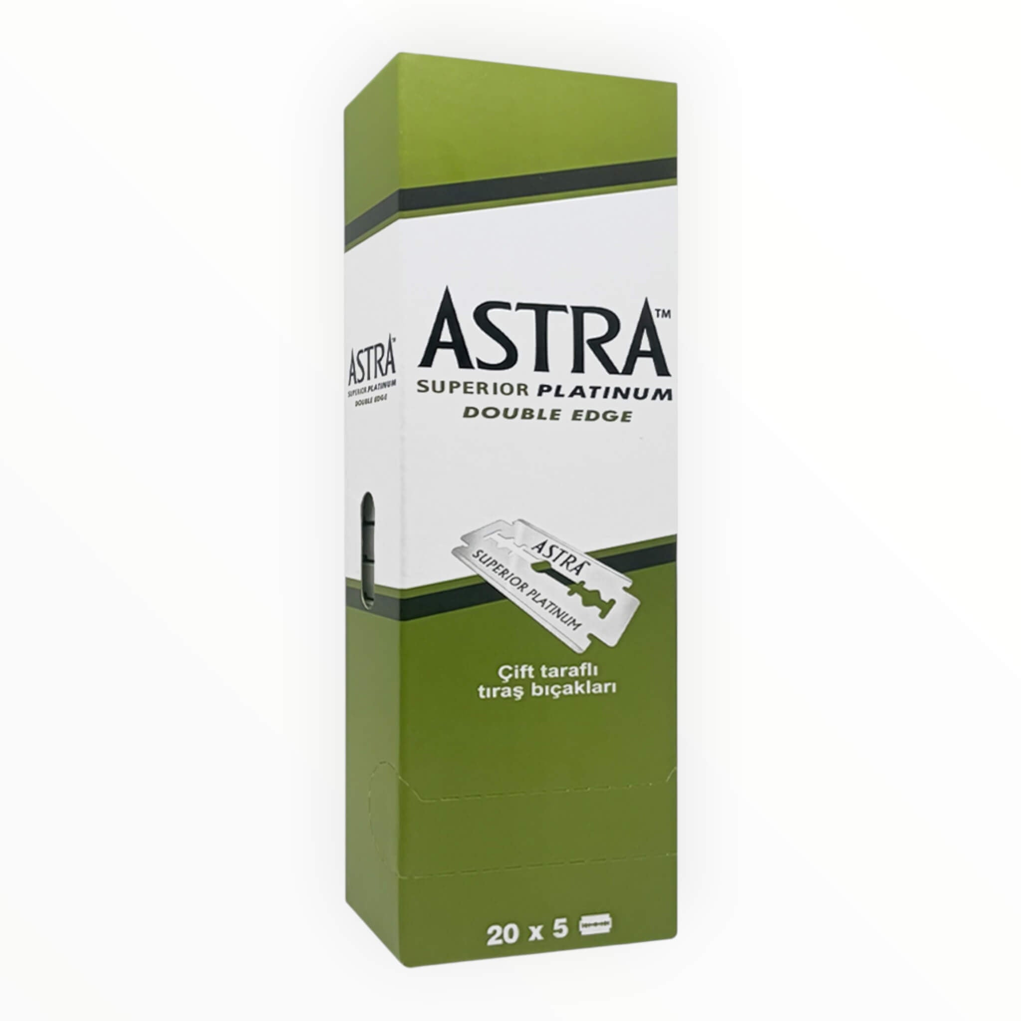 Astra Superior Platinum De Barberblade  1 Stang  20x5 Stk   100 Stk