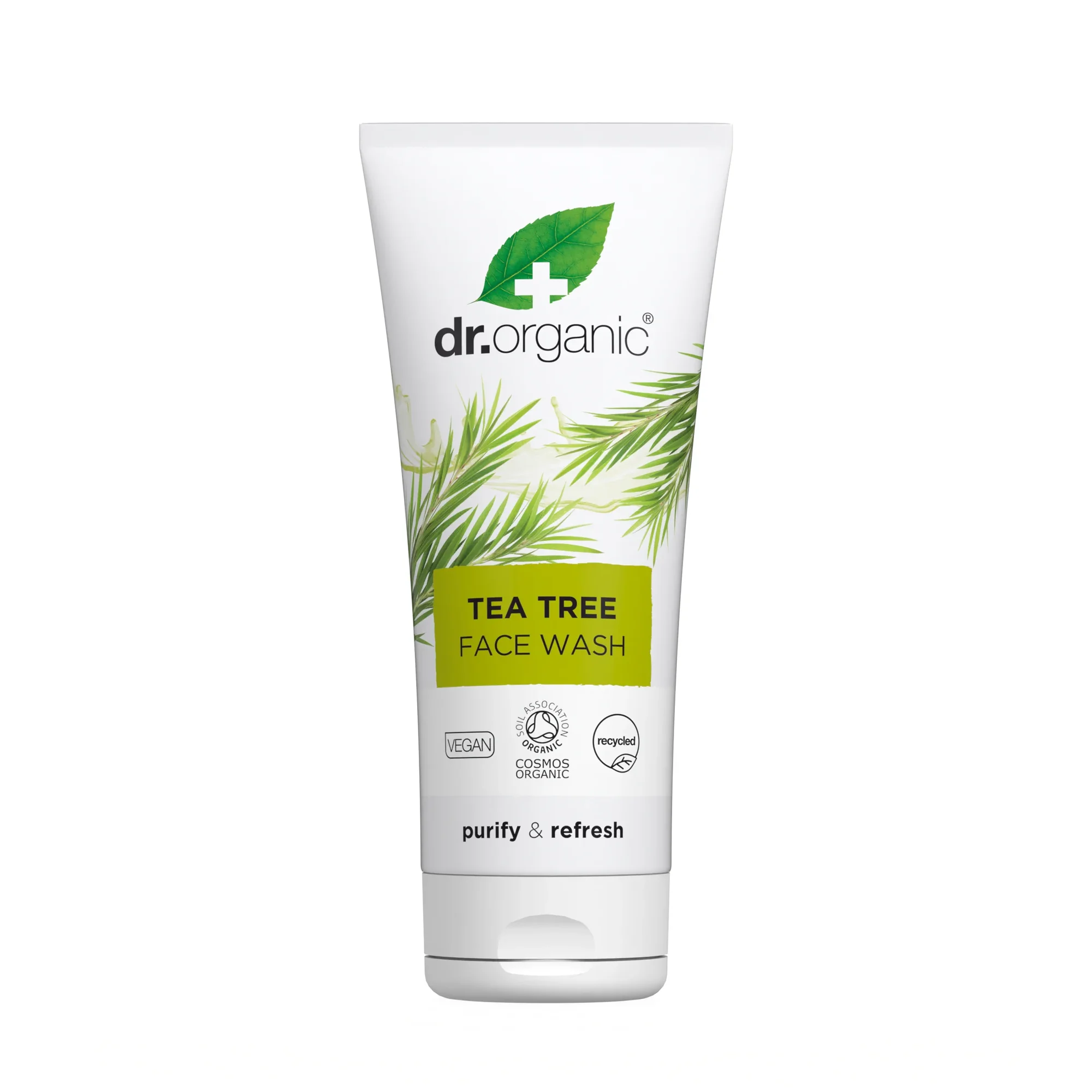 Dr  Organic Face Wash Tea Tree   200 Ml