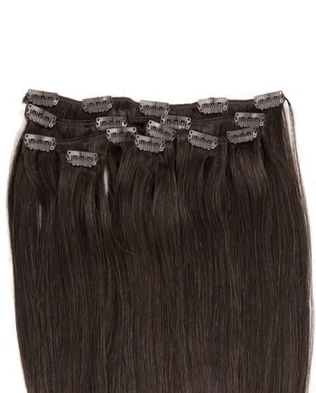Clip On Extensions i Kaffebrun – Forvandl dit Hår!
