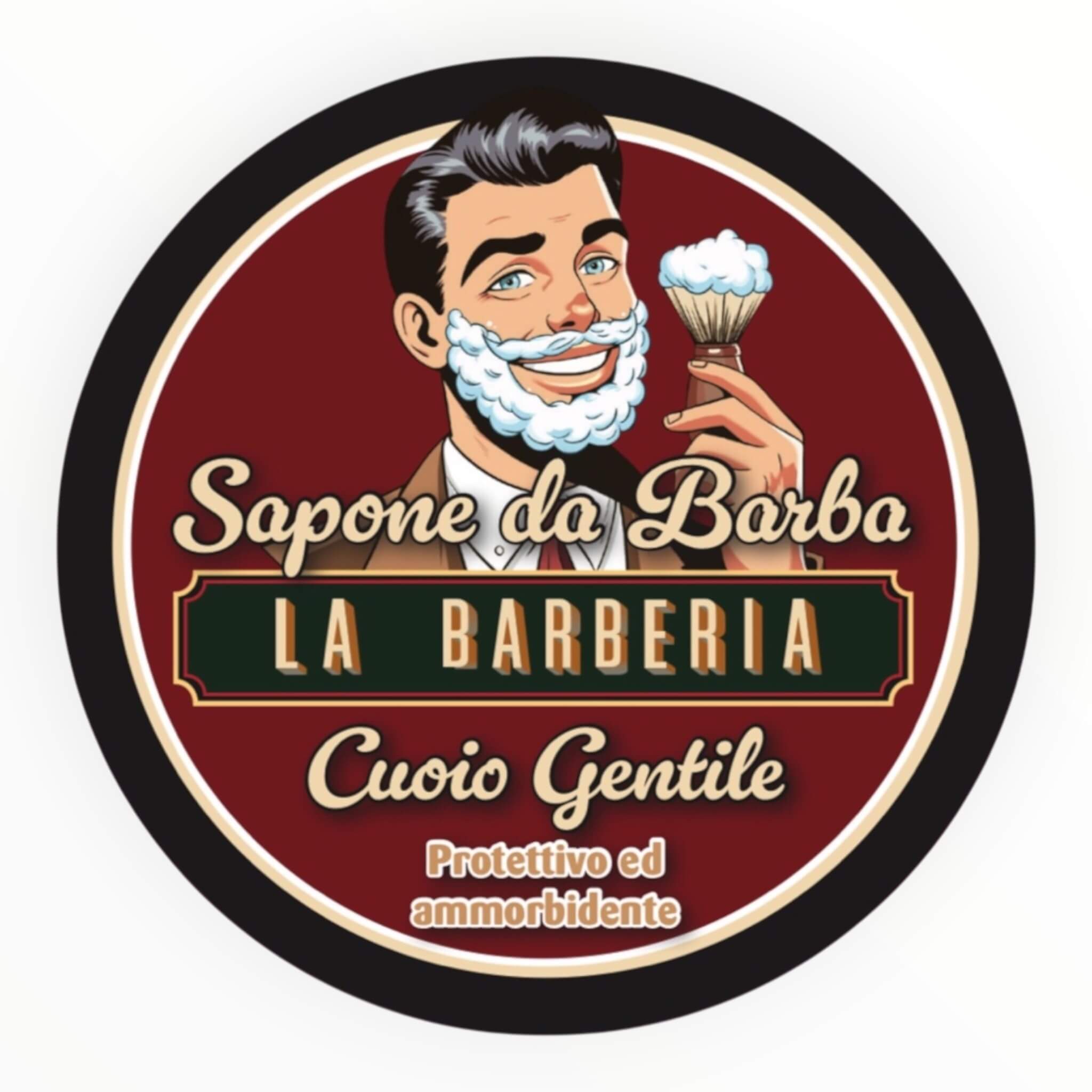La Barberia Barbersæbe  Cuoio Gentile  150 G