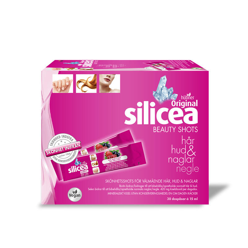Silicea Beauty Shots Hår  Hud Og Negle   Indeholder 30 Poser X15ml