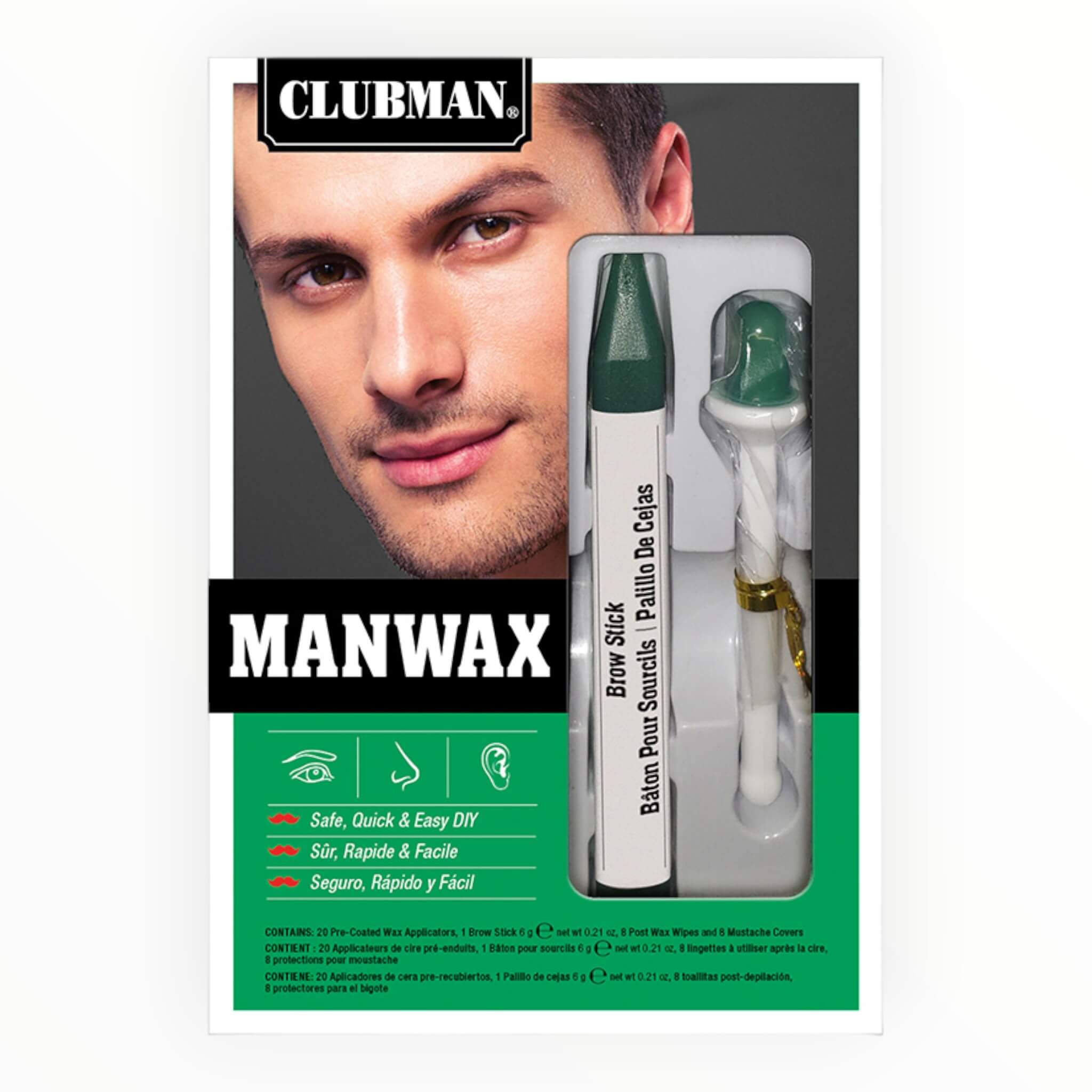 Pinaud Clubman Man Wax Kit   Voks Til øre   Næsehår