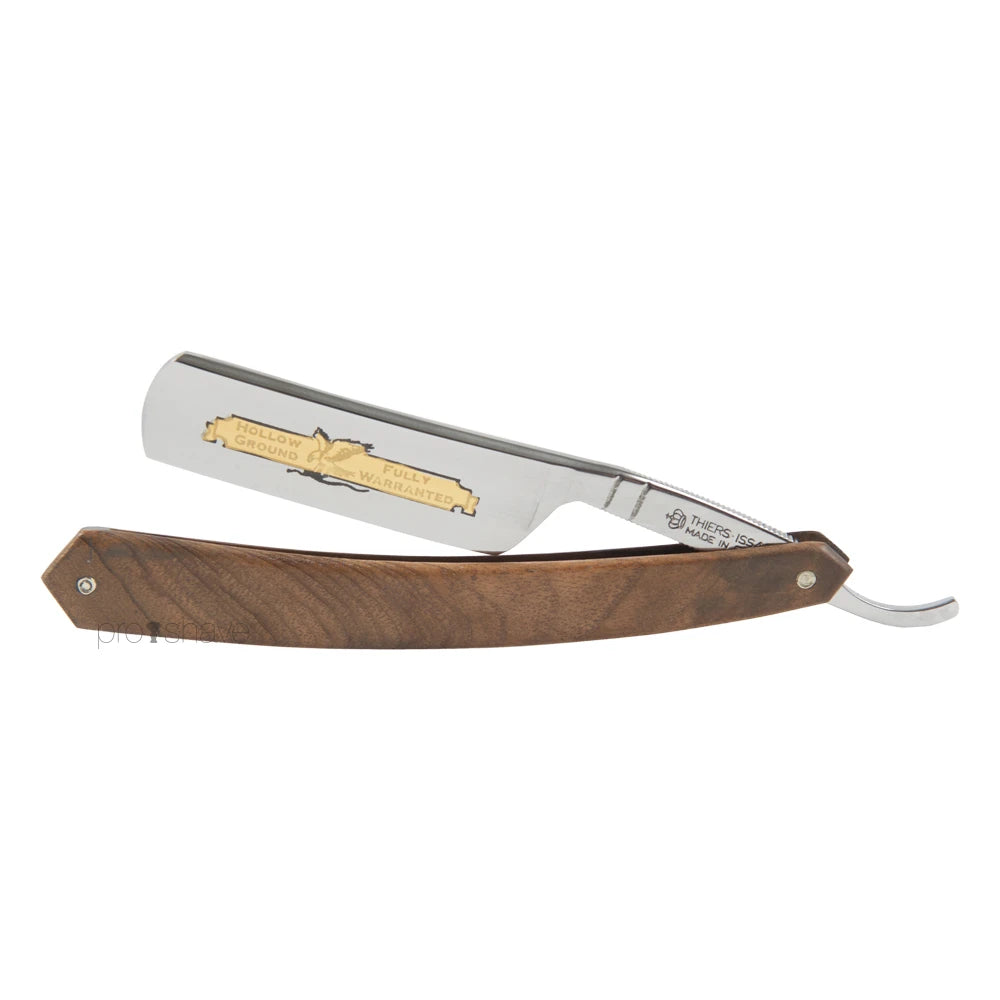 Thiers Issard Straight Razor  6 8 Round Nose  Eagle  Valnøddetræ
