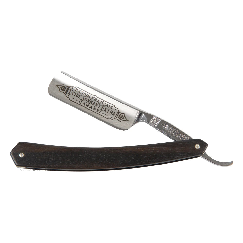 Thiers Issard Straight Razor  6 8 Round Nose  Ibenholt