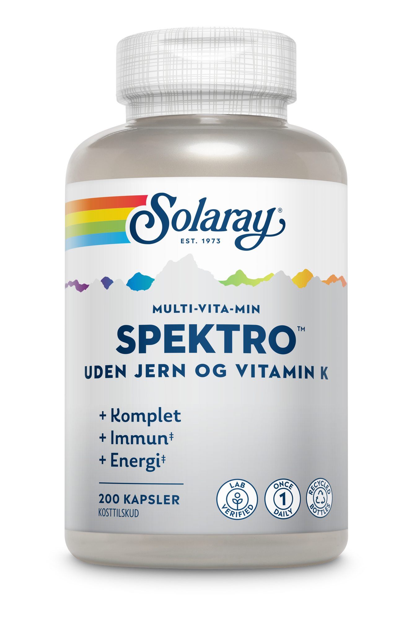 Spektro Uden Jern Og Vitamin K   200 Kapsler