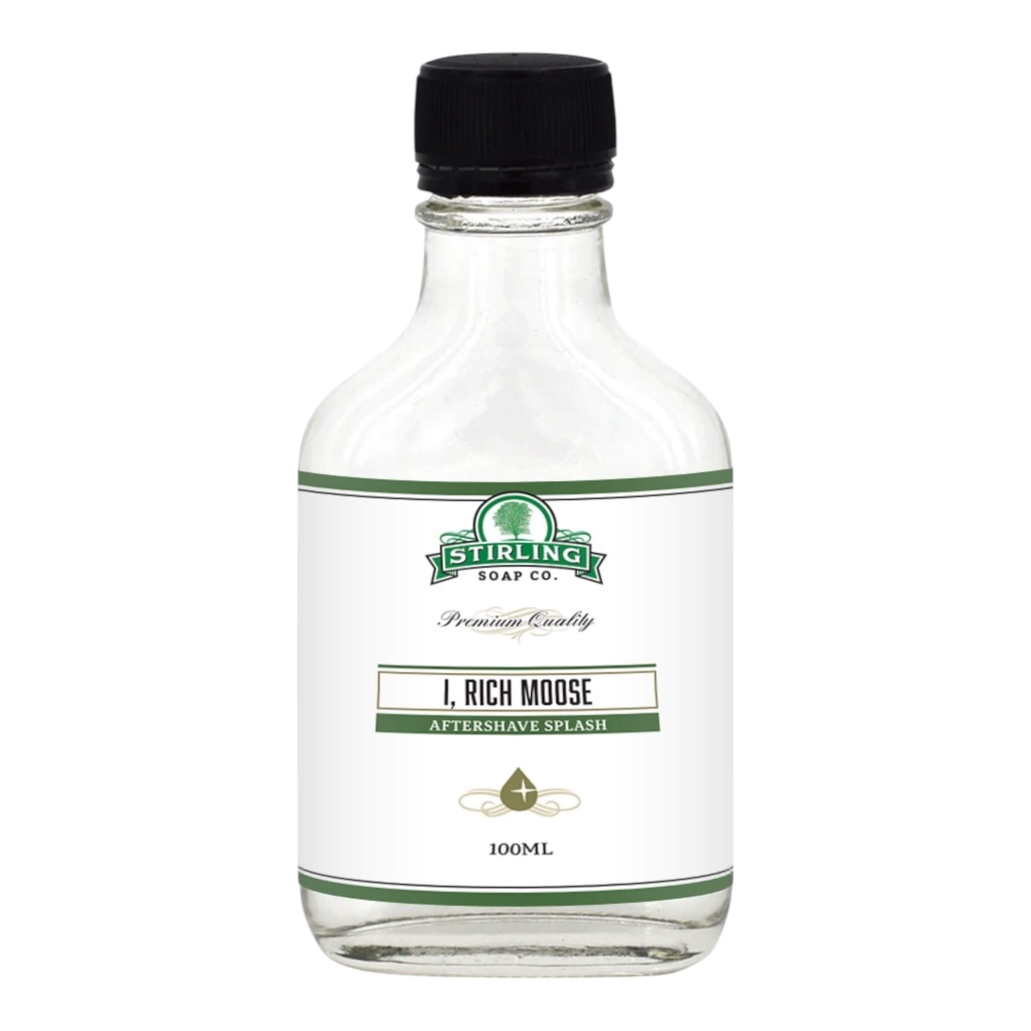 Stirling Soap Company Aftershave Splash  I Rich Moose  100 Ml