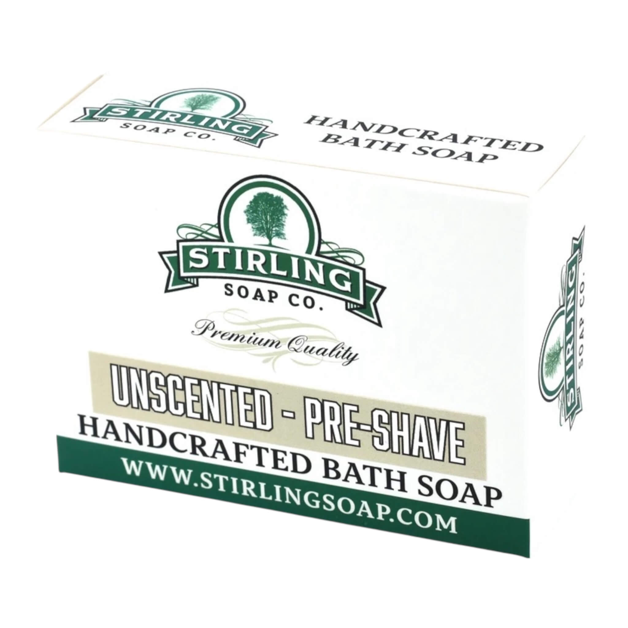 Stirling Soap Company Preshave Bar  Unscented  155 G