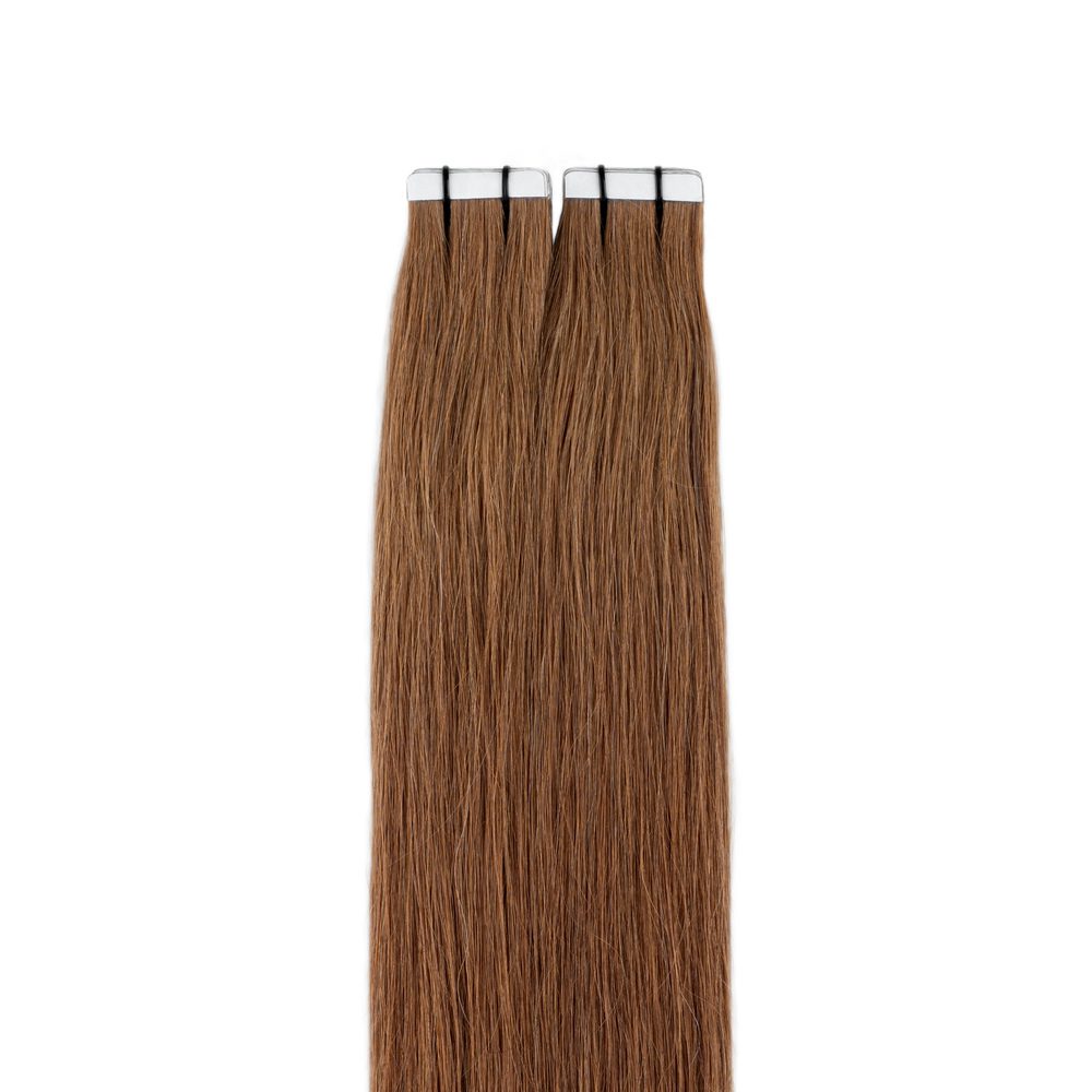 Tape Extensions Rødbrun #6 – Hurtig hårforvandling!