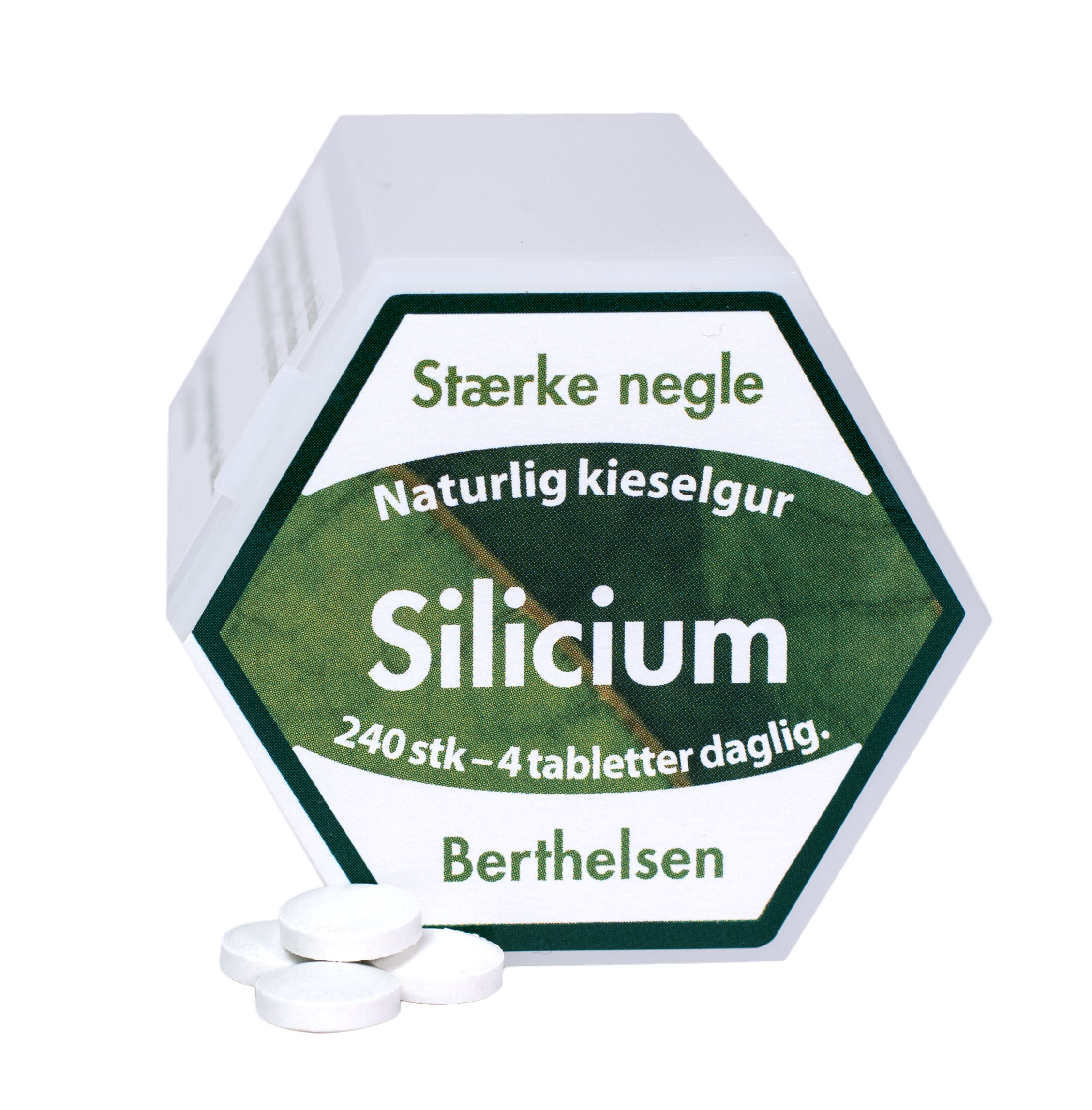 Berthelsen Silicium 20 Mg – Naturligt kosttilskud 240 Tab