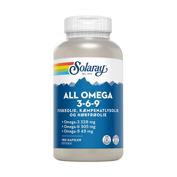 Solaray All Omega 3-6-9 - Sundhedsboost til skønhed