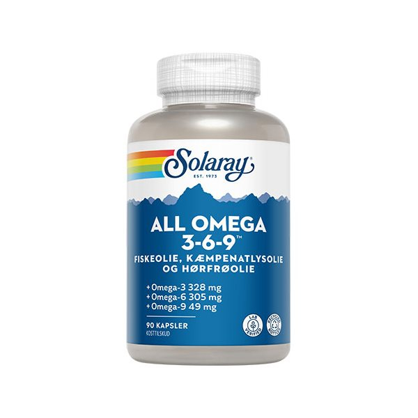 Solaray All Omega 3-6-9 Kapsler – Sundhedstilskud til dig