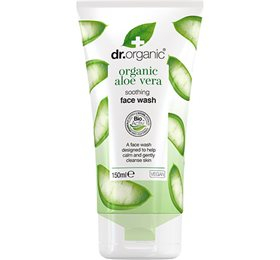 Dr. Organic Aloe Vera Beroligende Ansigtsvask 150 Ml